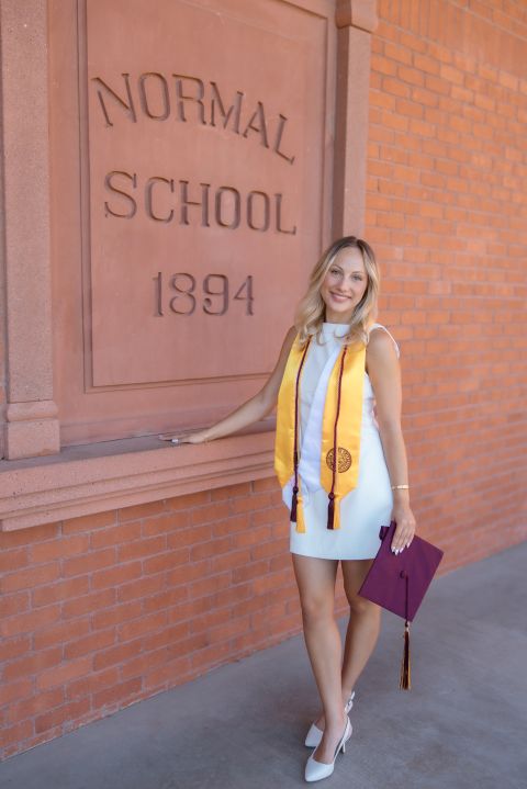 McKenzie at Arizona State University graduation